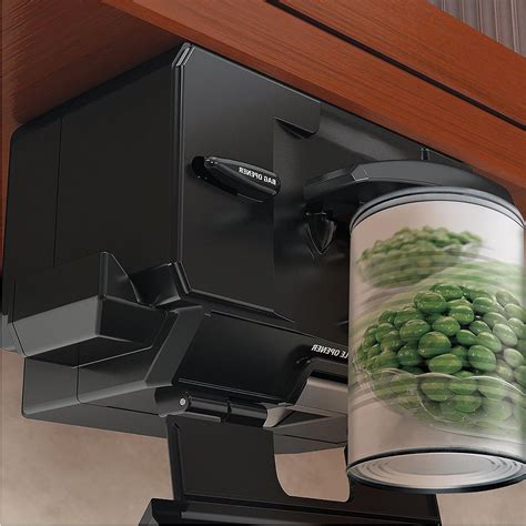 stainless steel under cabinet mount can opener|mountable electric can opener.